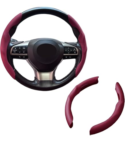 Amazon | Alfanxi 手縫い縫い イタリア アルカンターラ 車ハンドル
